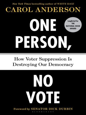 cover image of One Person, No Vote